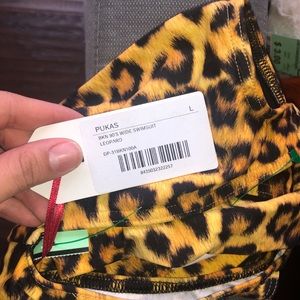 Leopard print one piece